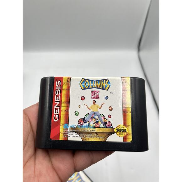 Sega Genesis Columns III 3 Revenge of Columns Complete w/Cartridge, Box & Manual - Picture 7 of 10